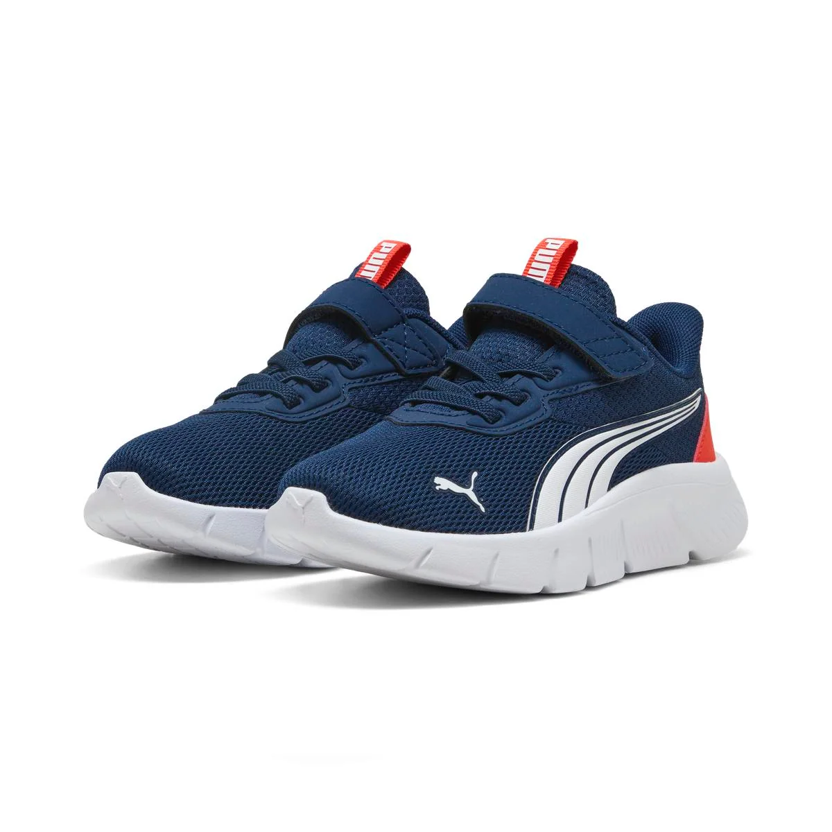 Sneakers blu da Bambino con chiusura a strappo FlexFocus Modern AC+ PS Puma