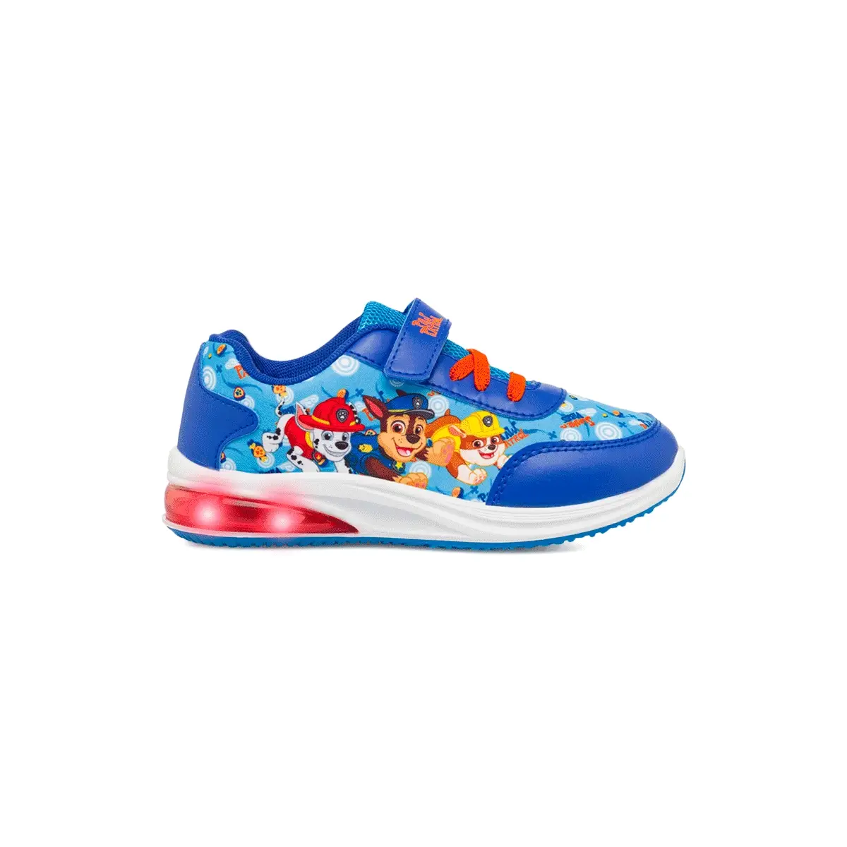 Sneakers blu da bambino con luci e stampe Paw Patrol