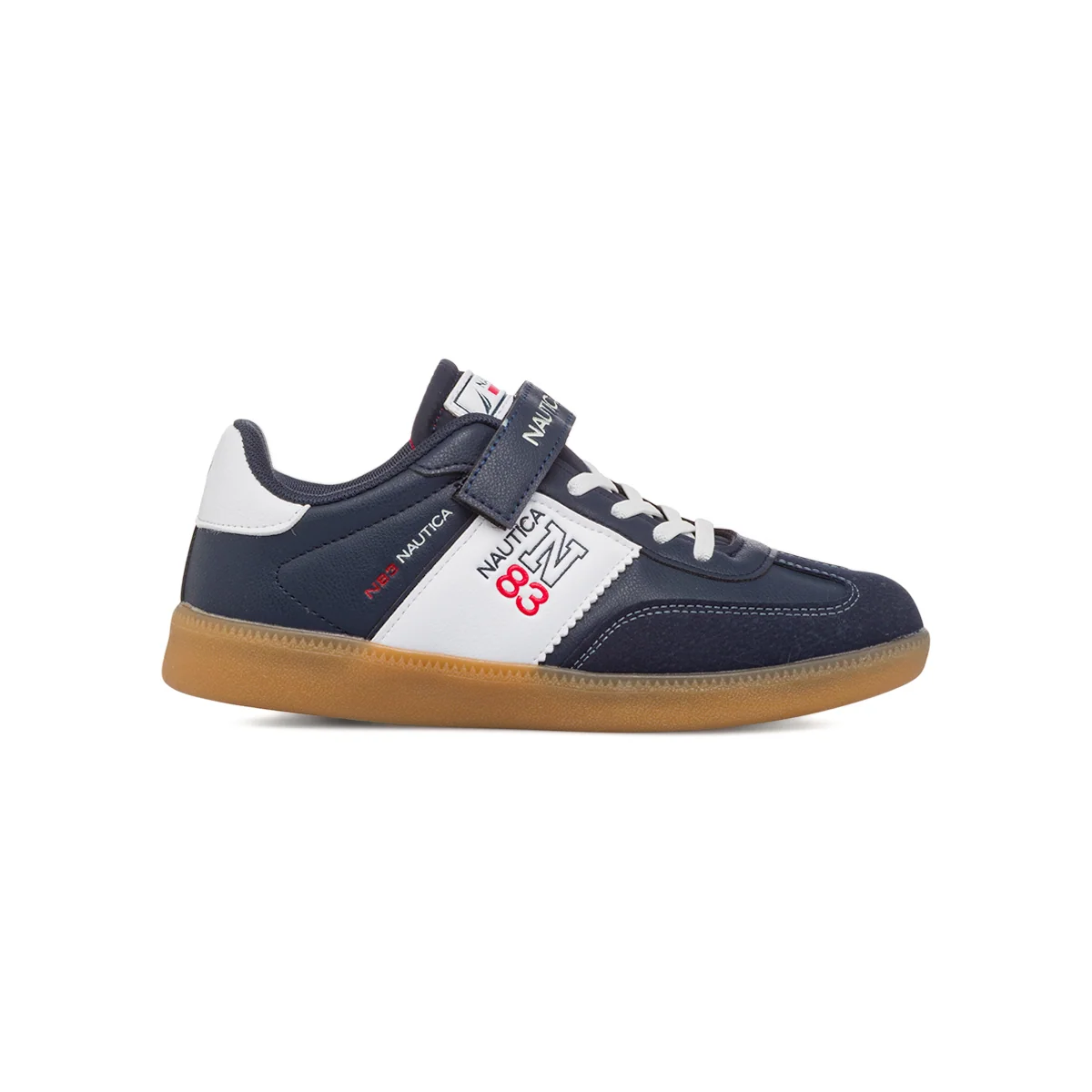 Sneakers blu da Ragazzo con chiusura a strappo Nautica