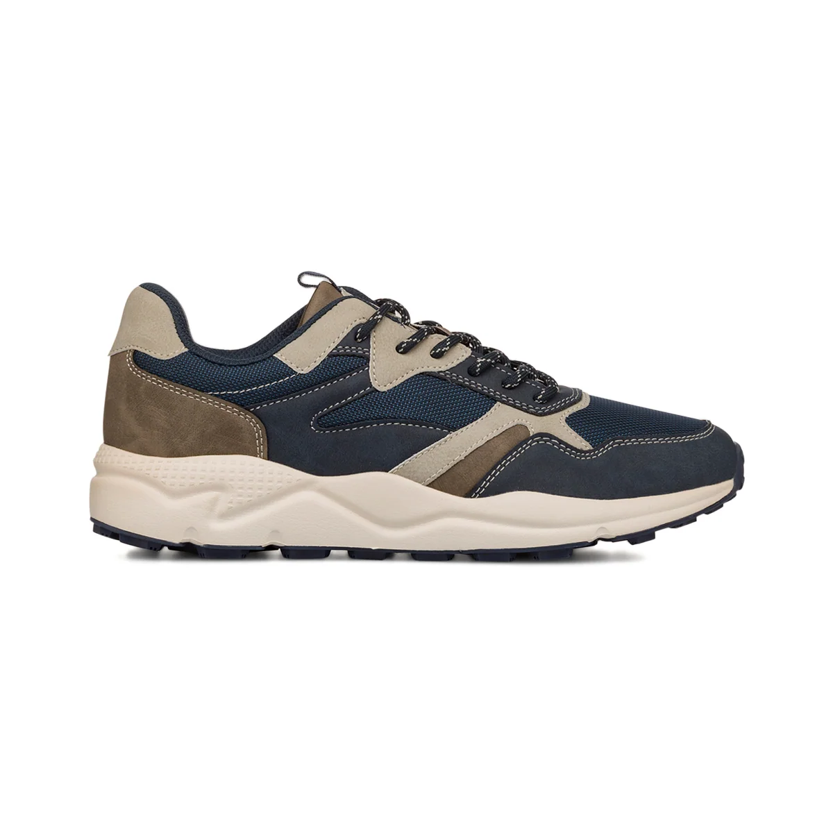 Sneakers blu da Uomo con dettagli a contrasto e lacci frontali Gate 76