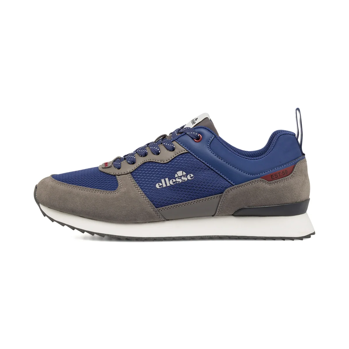 Sneakers blu da Uomo con dettagli effetto scamosciato grigi Ellesse