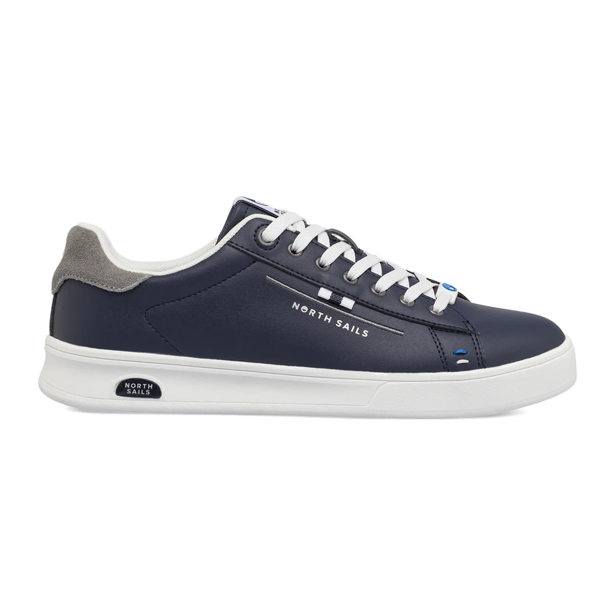 Sneakers blu da Uomo con dettaglio effetto scamosciato North Sails