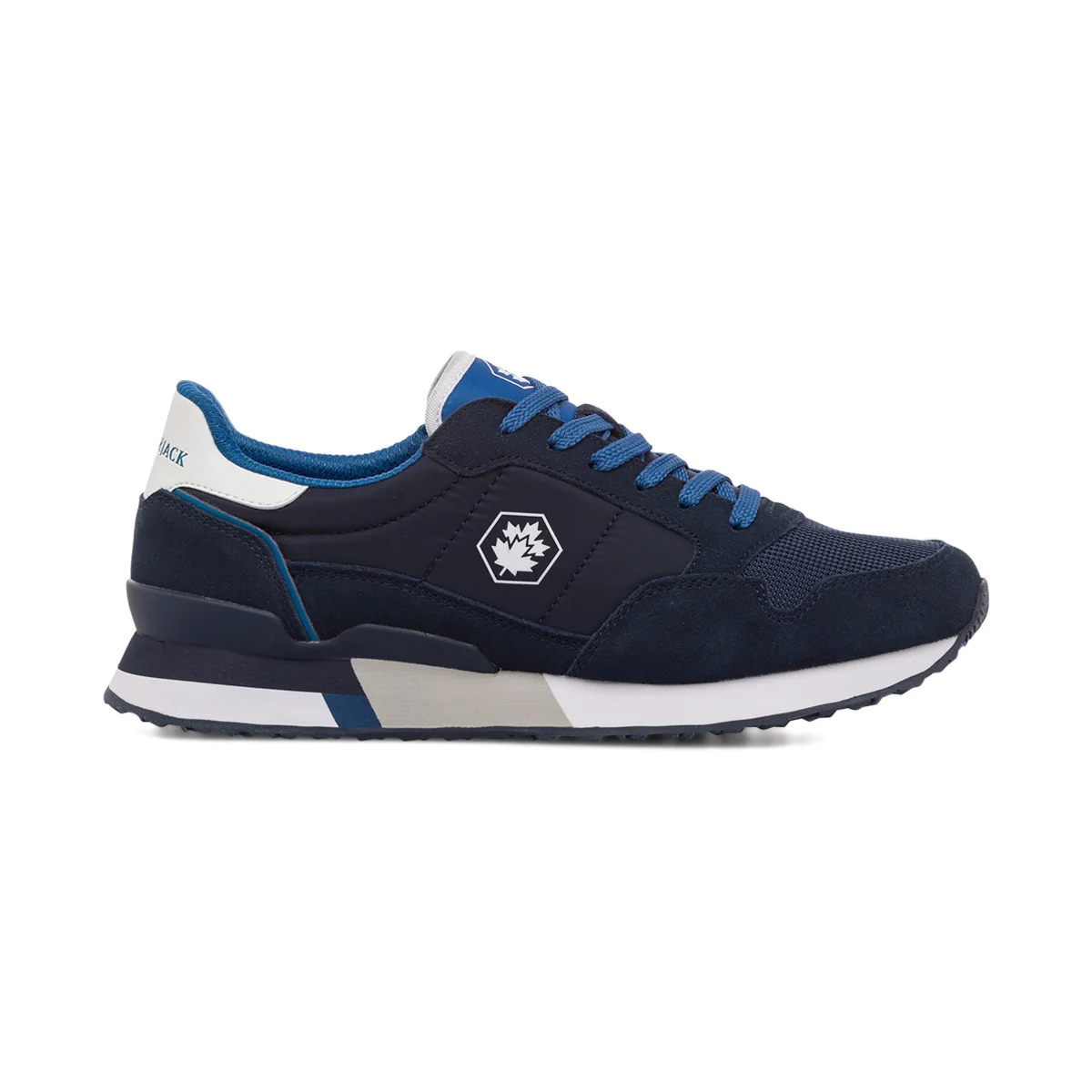Sneakers blu da uomo con logo laterale Lumberjack Wilson