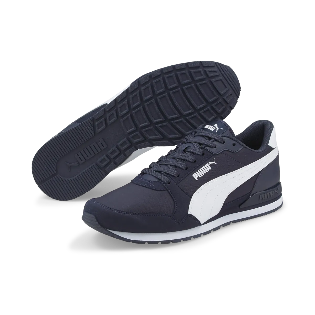 Sneakers blu da uomo con strisce bianche Puma ST Runner v3 NL