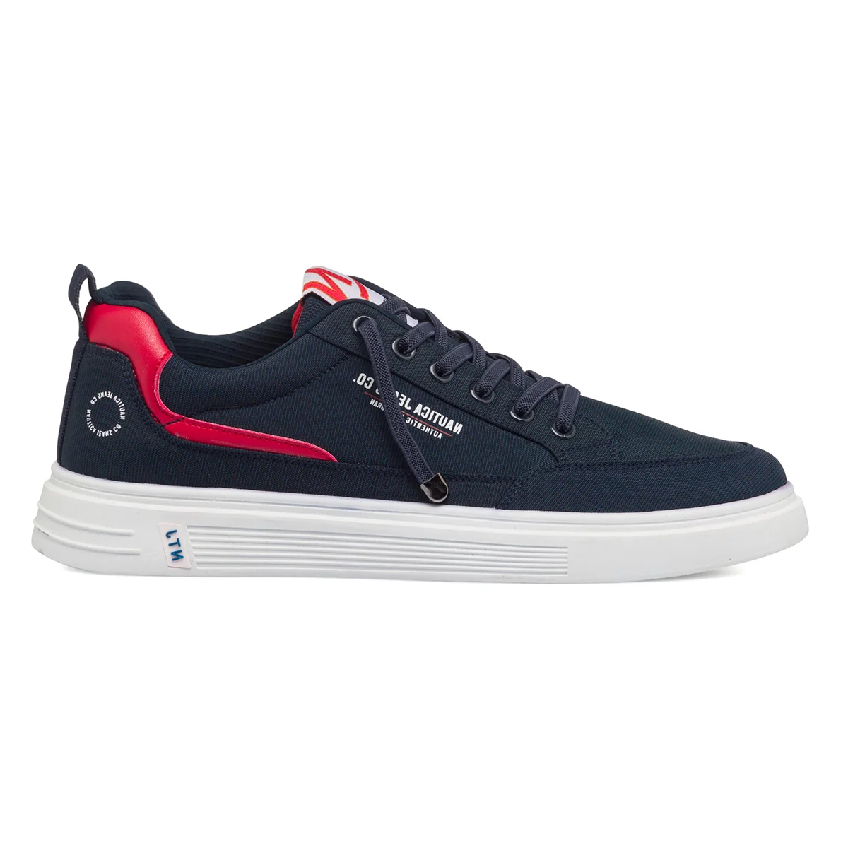 Sneakers blu navy da uomo con logo laterale Nautica Kit Nyx