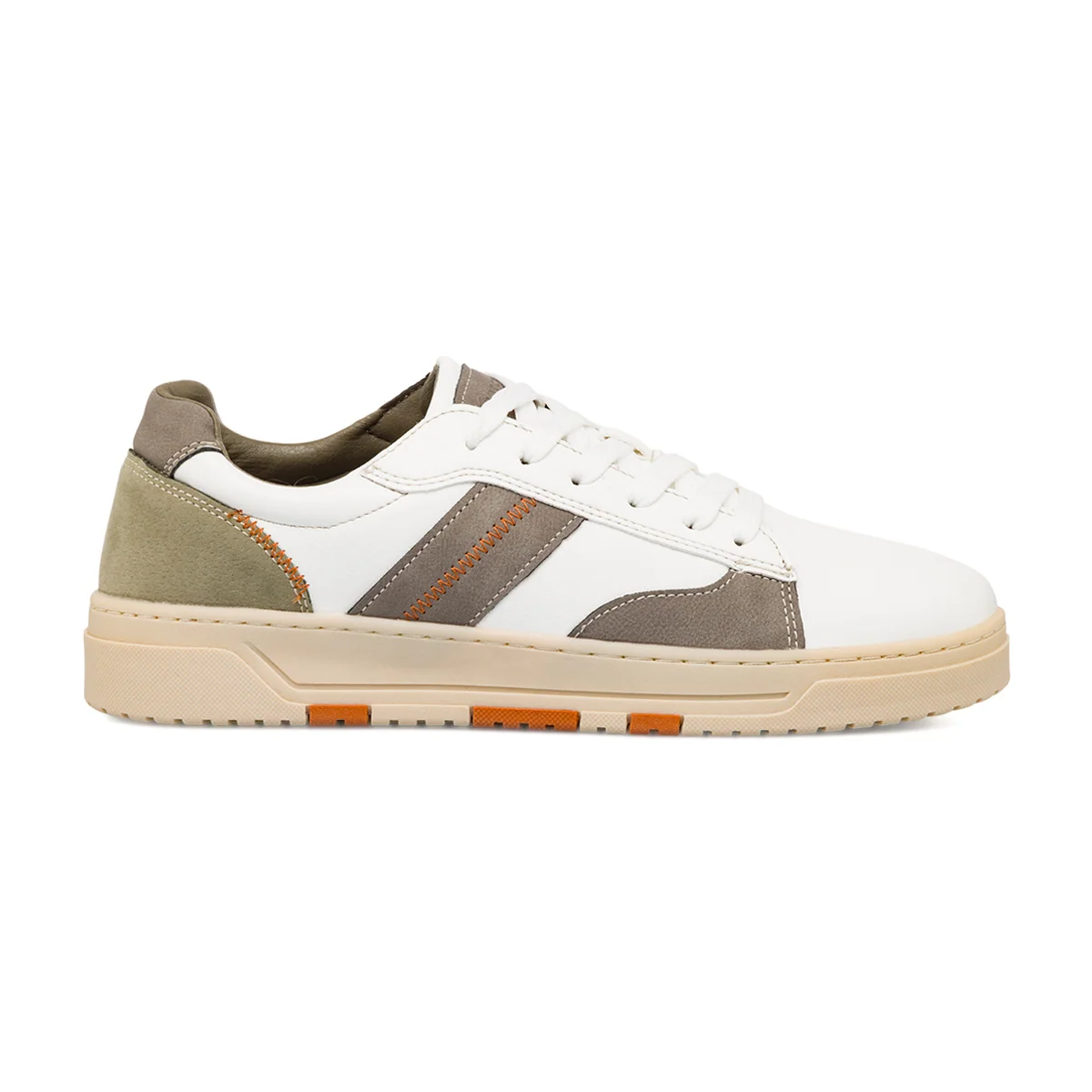 Sneakers casual bianche da uomo Gate 76