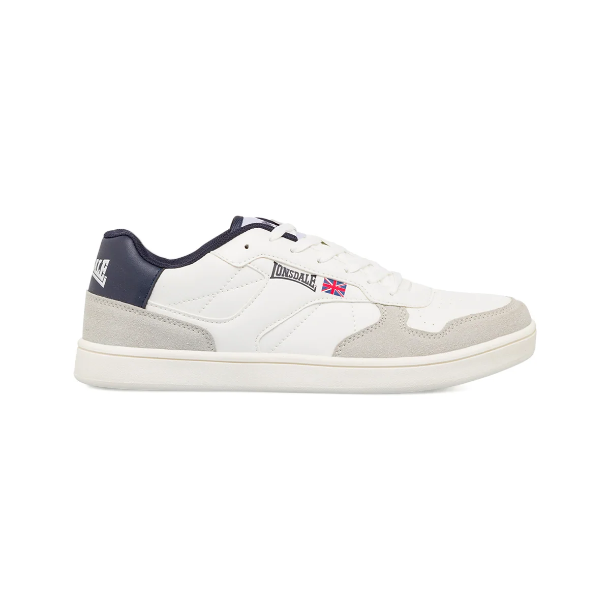 Sneakers casual bianche da uomo Lonsdale