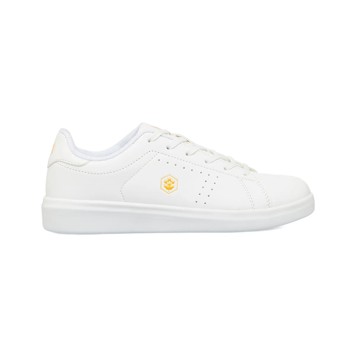 Sneakers casual da donna bianche con logo Lumberjack Helena