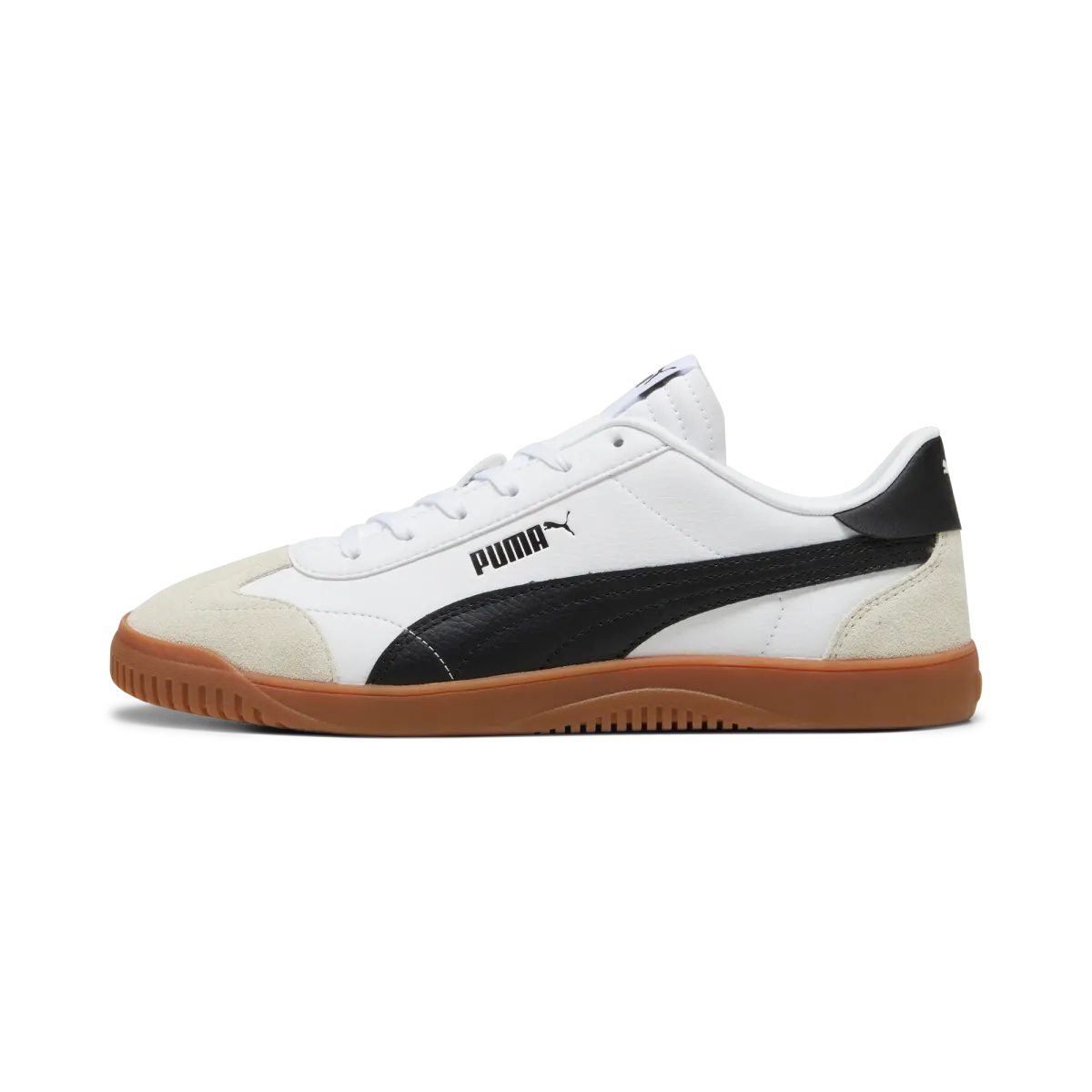 Sneakers casual da donna bianche e nere Puma Club 5v5