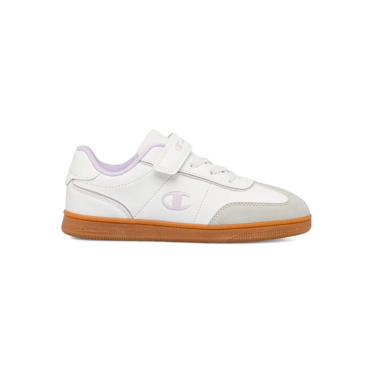 Sneakers da bambina Champion Prestige bianche e lilla con logo