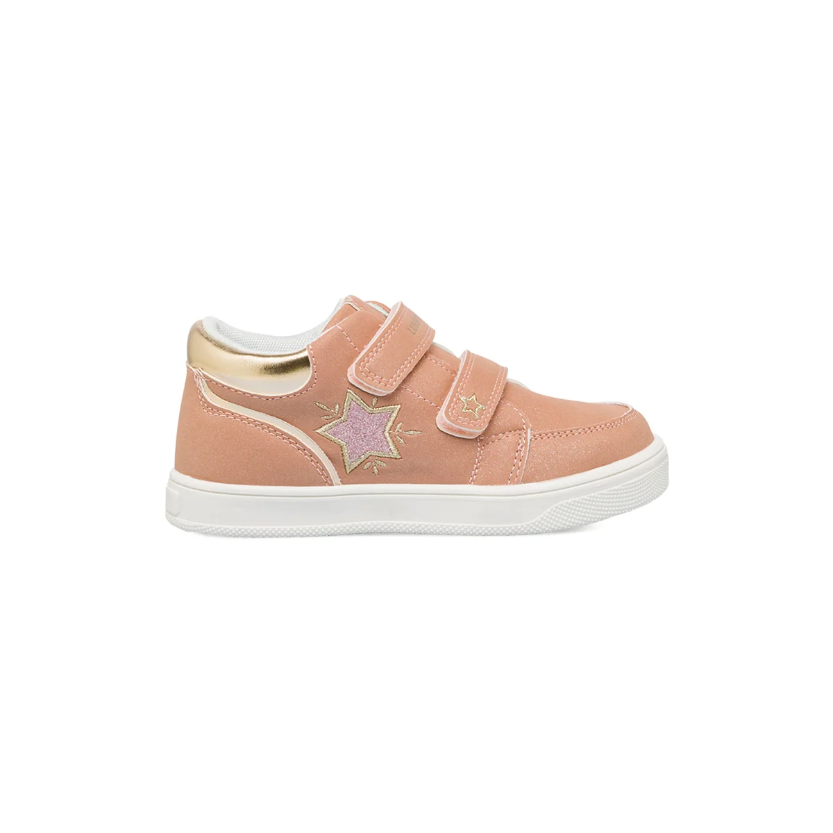 Sneakers da bambina rosa con glitter e dettaglio stella Lumberjack