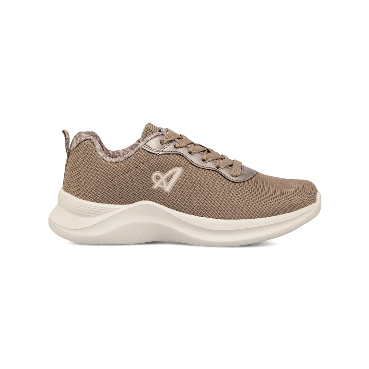 Sneakers da donna beige con glitter memory comfort Australian Cosy