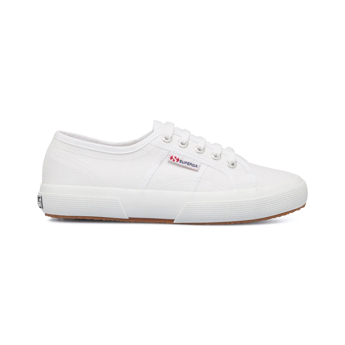 Sneakers da donna bianche in canvas Superga 2750 Cotu Classic