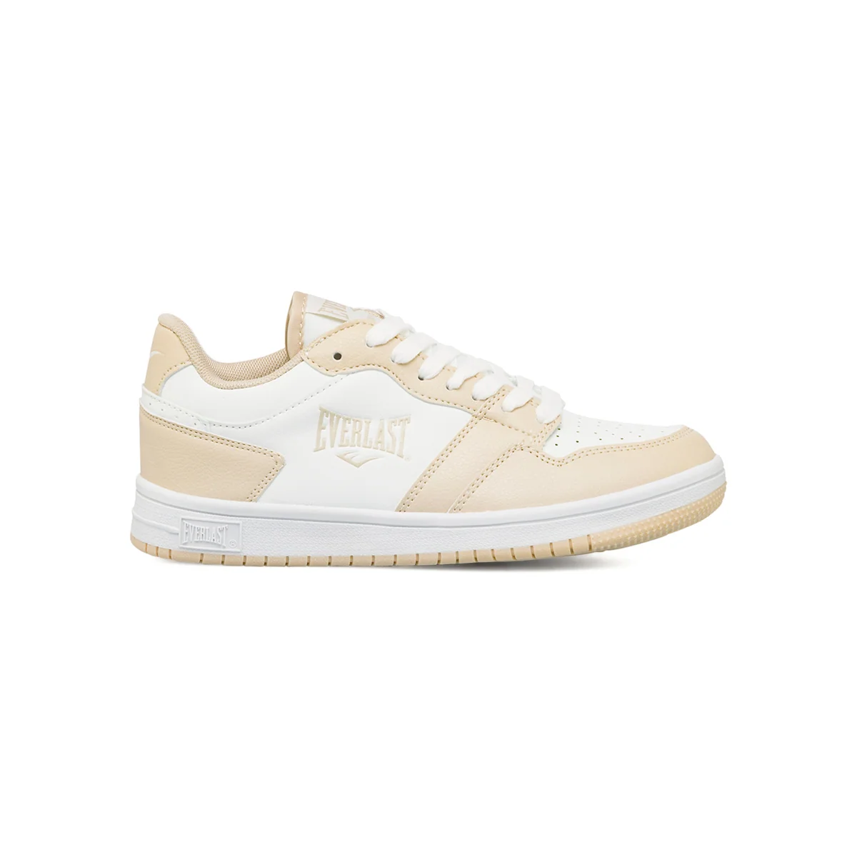 Sneakers da donna rosa e beige con logo Everlast