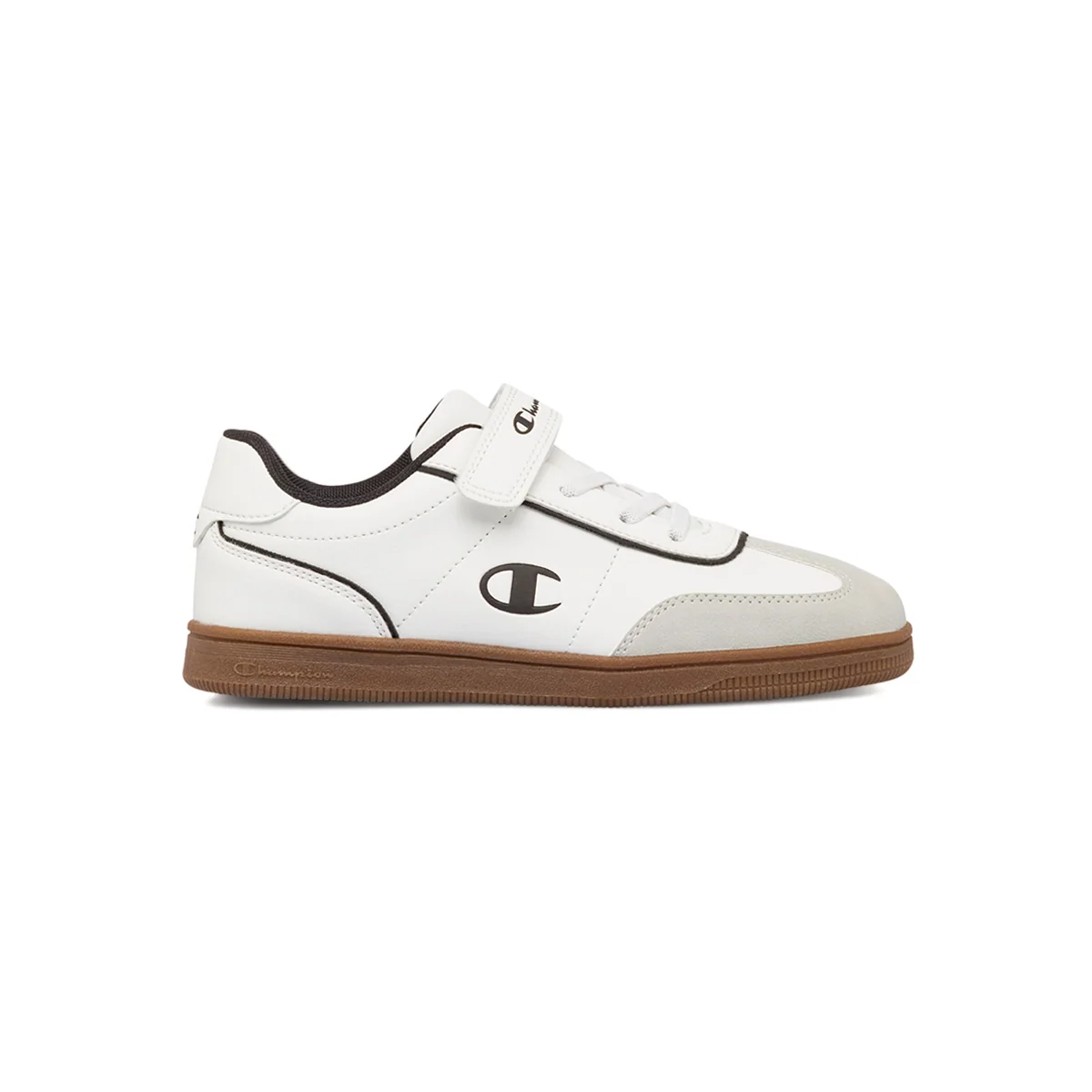 Sneakers da ragazzo bianche con dettagli neri Champion Prestige