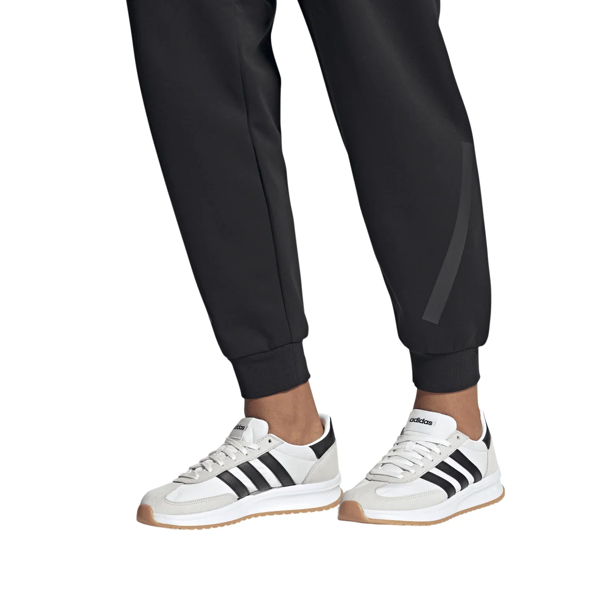 Sneakers da uomo bianche con dettagli beige adidas 70's Run 2.0