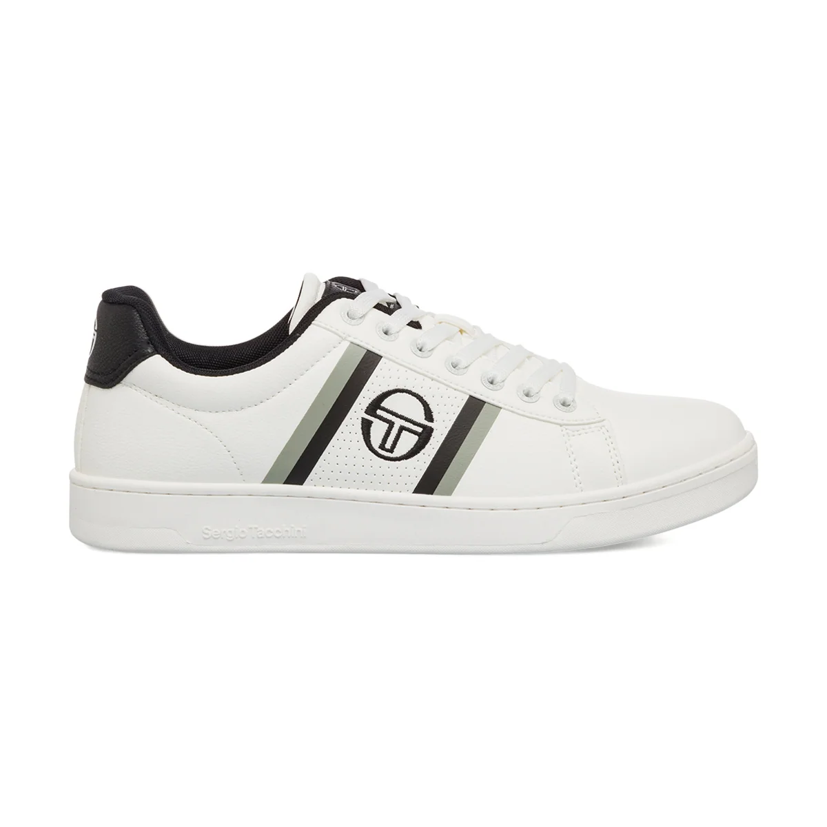 Sneakers da uomo bianche con dettagli blu e grigi Sergio Tacchini Nizza