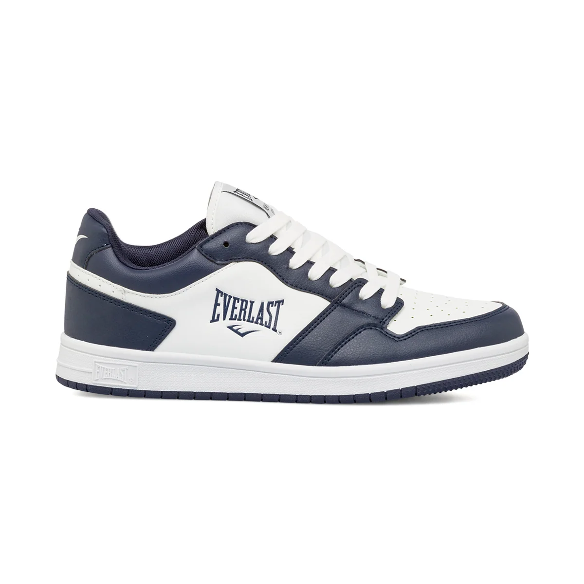 Sneakers da uomo bianche e blu navy con logo Everlast
