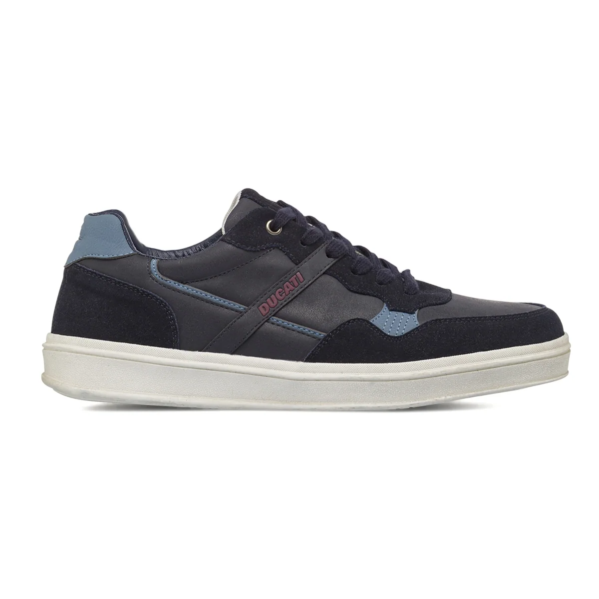 Sneakers da Uomo Blu con Dettagli Azzurri Ducati