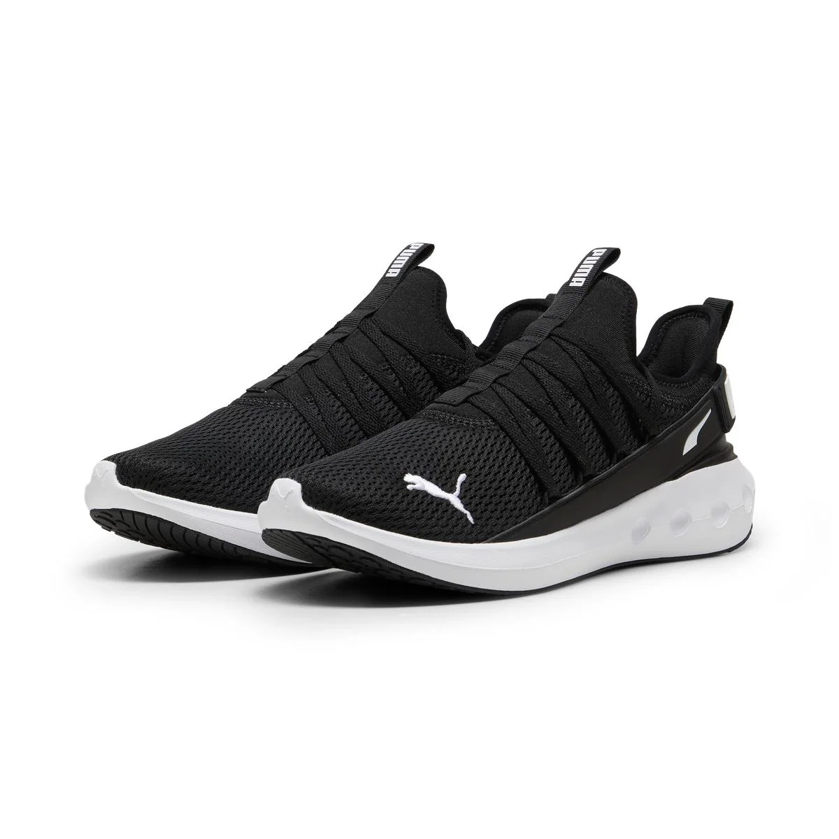 Sneakers da Uomo nere con lacci elastici Puma Softride