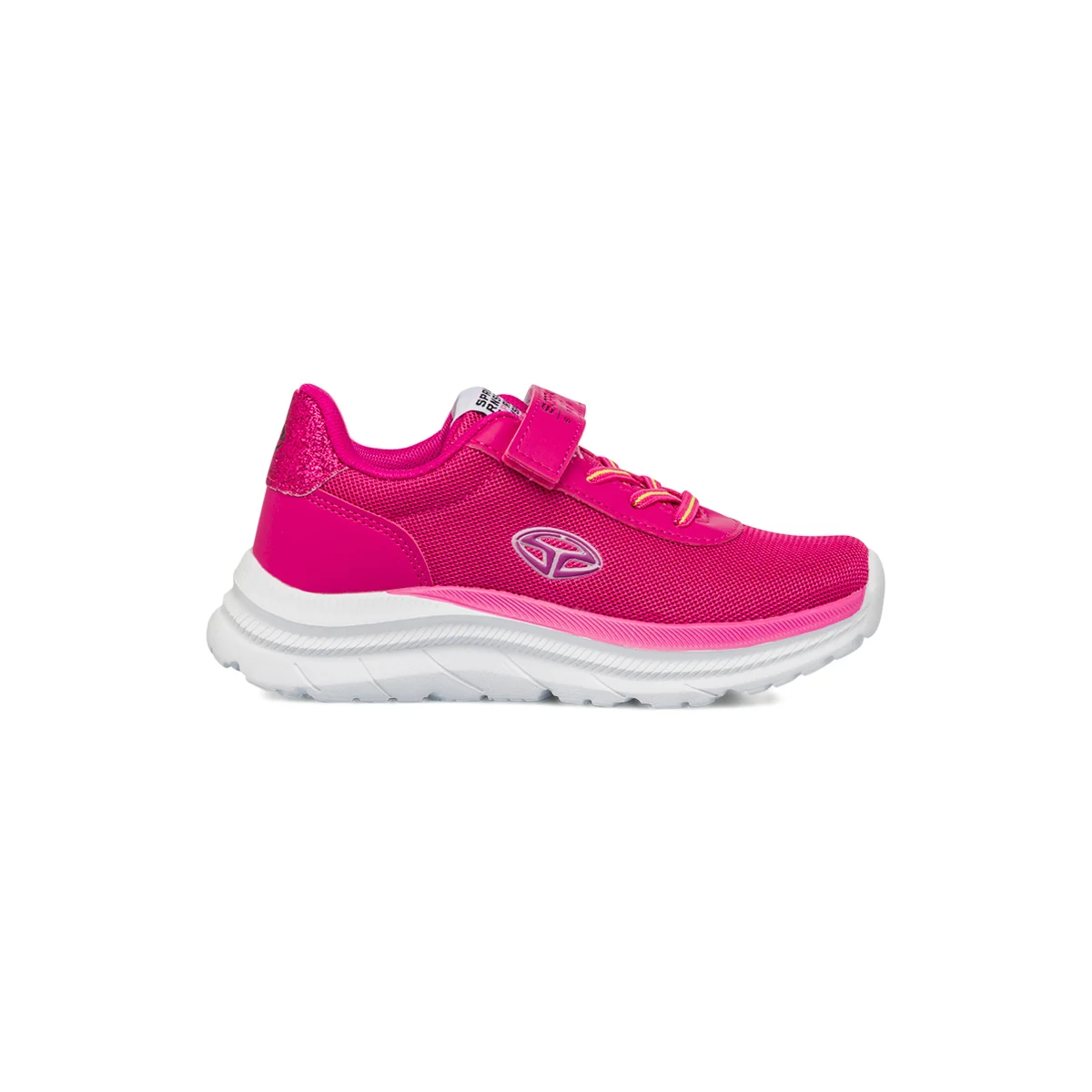 Sneakers fucsia da Bambina e Ragazza con chiusura a strappo Soprani Sport