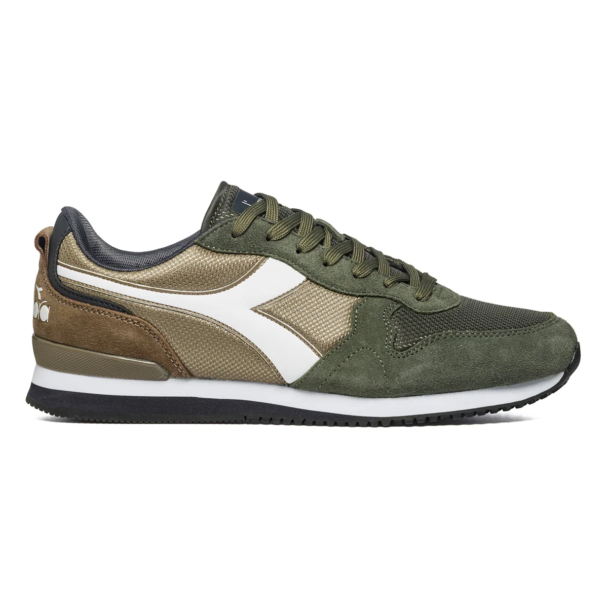 Sneakers grigie con suola bicolore Diadora Olympia