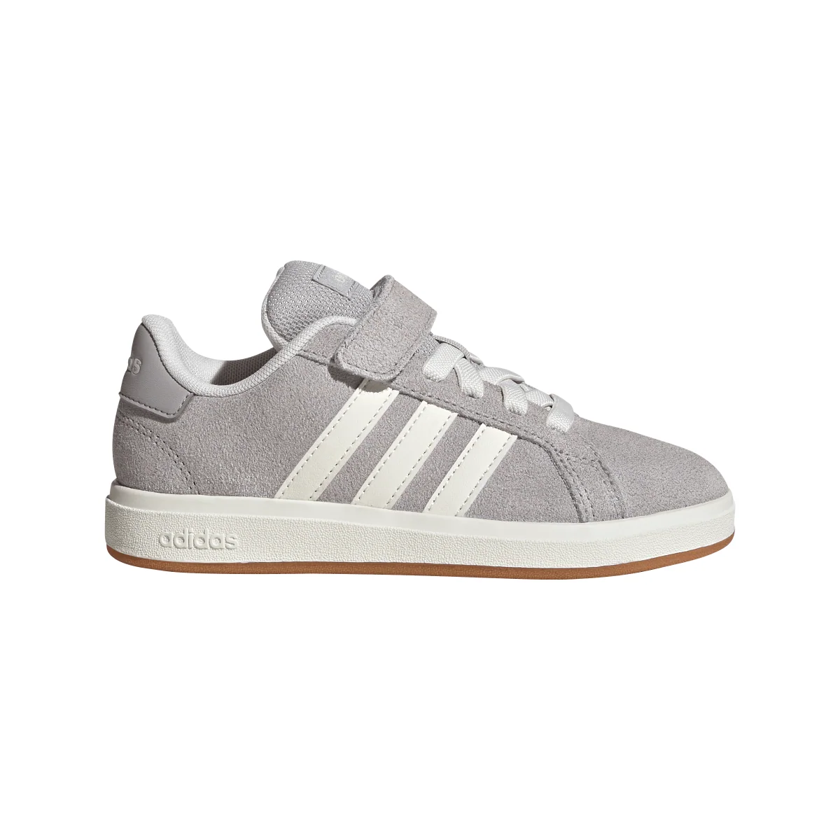 Sneakers grigie da Ragazzo con chiusura a strappo adidas GRAND COURT 00s EL C