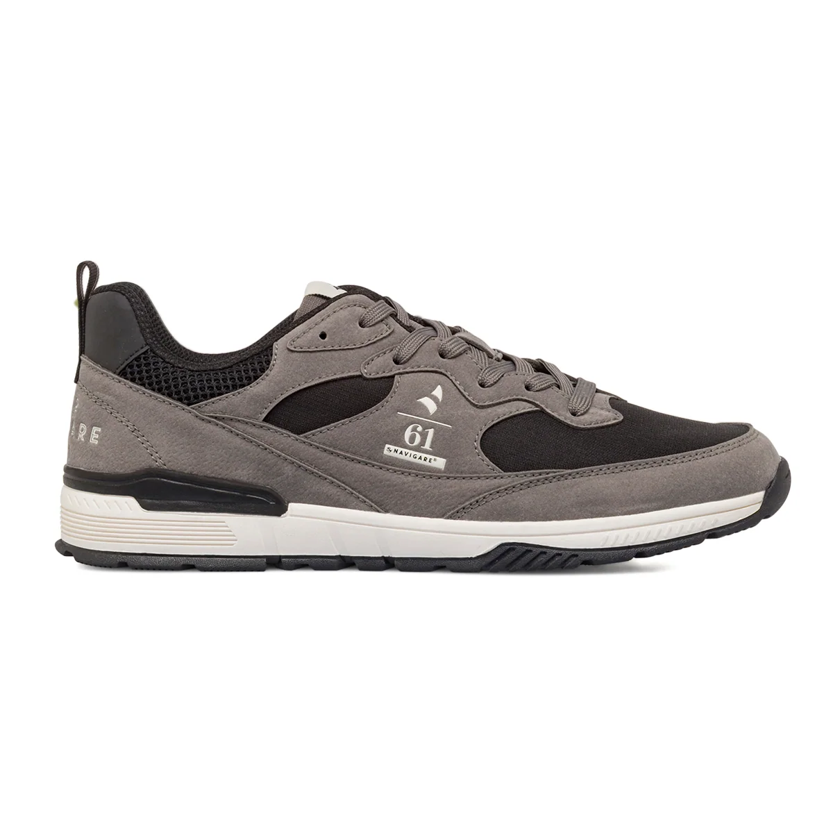 Sneakers Grigie da Uomo con inserti in contrasto Navigare