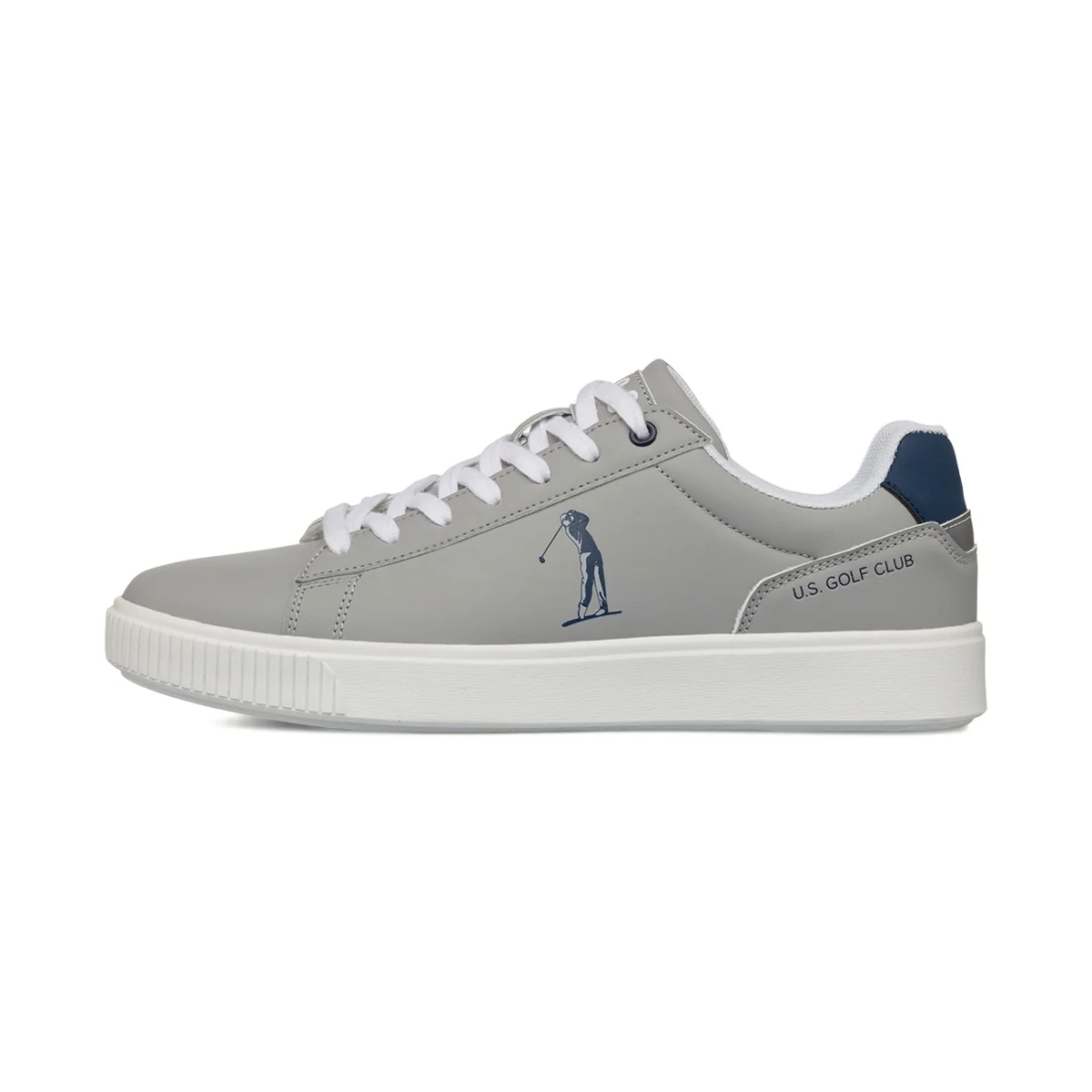 Sneakers grigie da Uomo con logo laterale US Golf Club