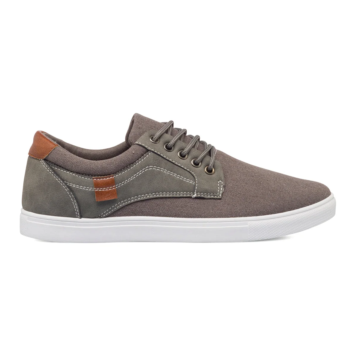 Sneakers grigie da uomo con occhielli in metallo Jog
