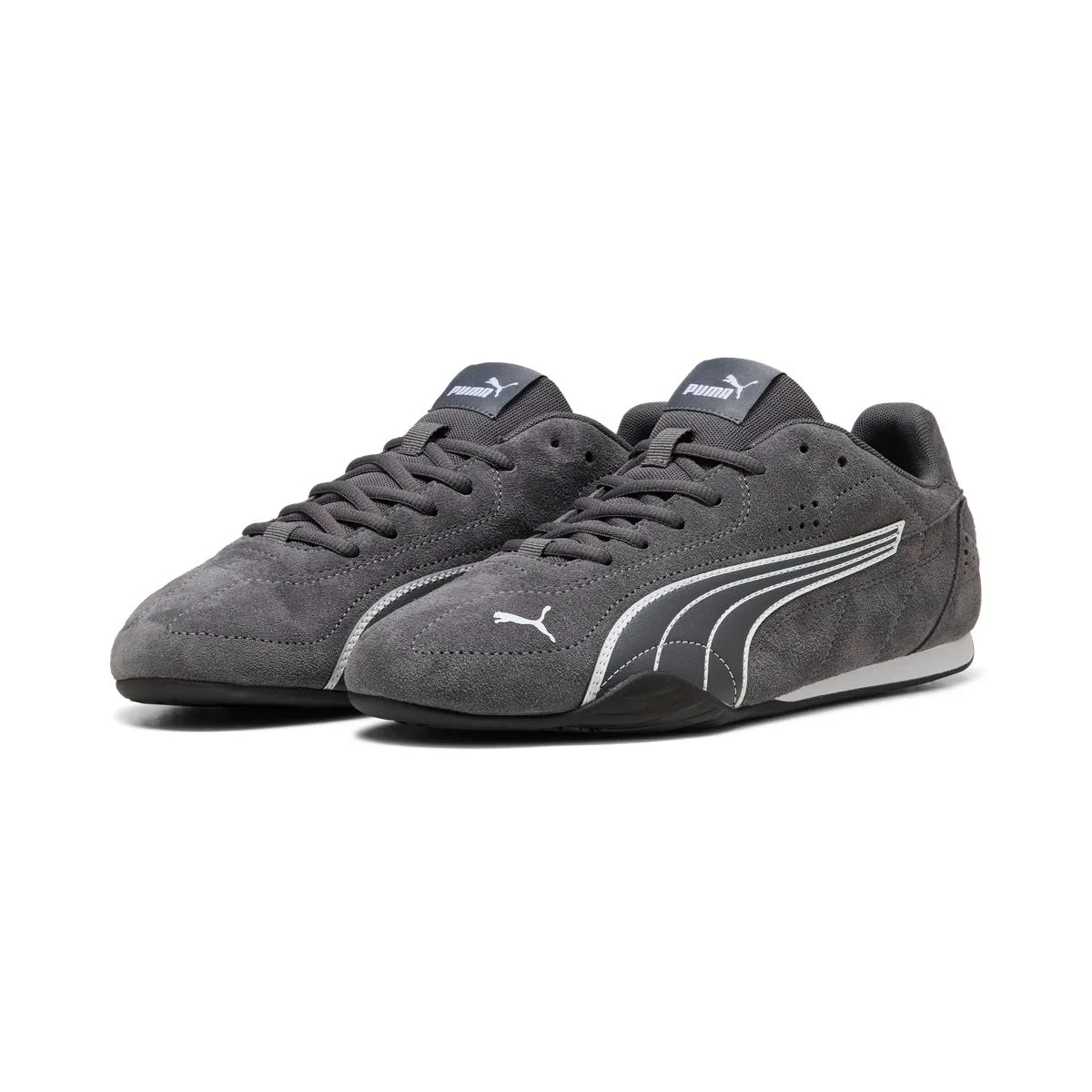 Sneakers Grigie da Uomo Effetto Scamosciato con lacci Puma Catch