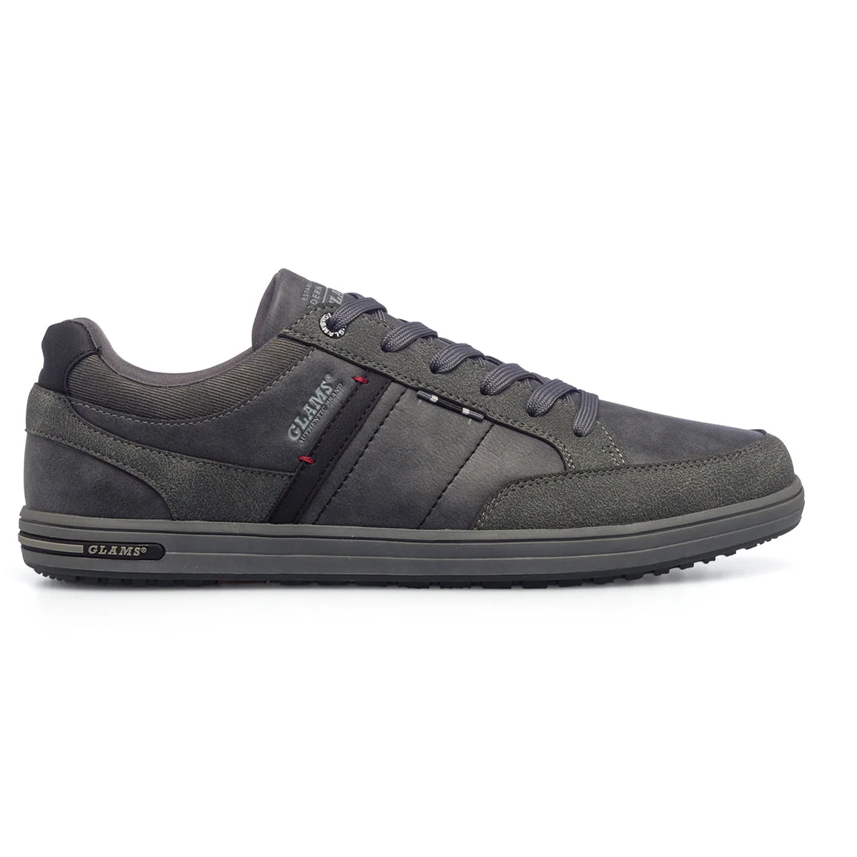 Sneakers grigie da uomo Glams