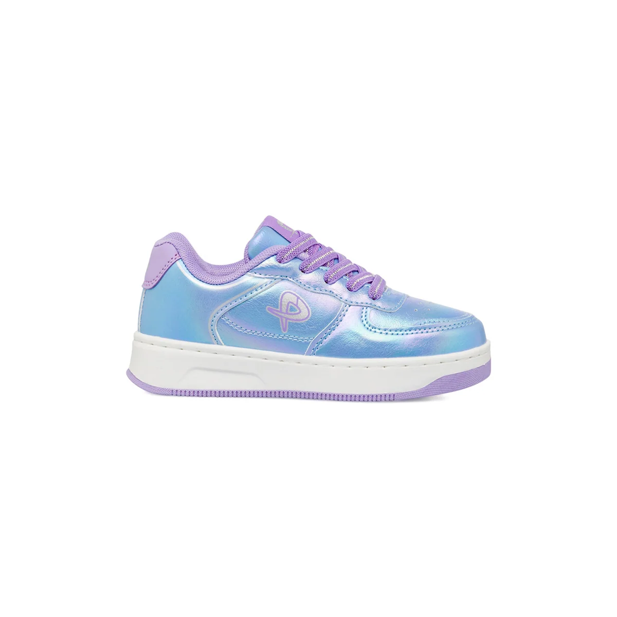 Sneakers lilla metallizzato da ragazza P Go