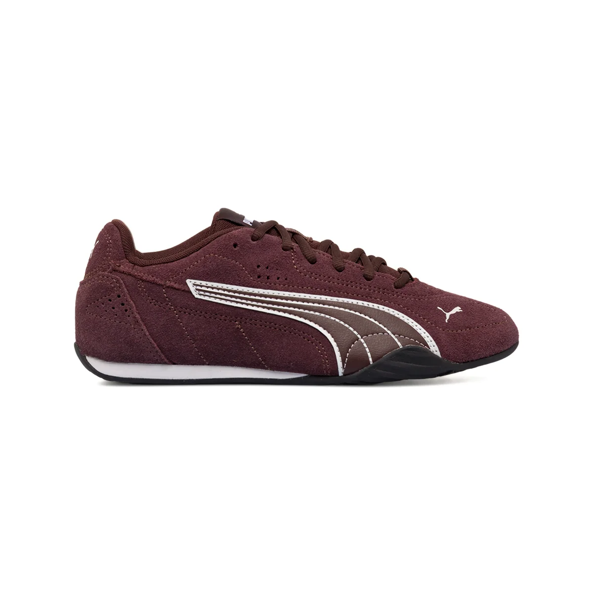 Sneakers Marroni da Donna effetto scamosciato con logo Puma Catch
