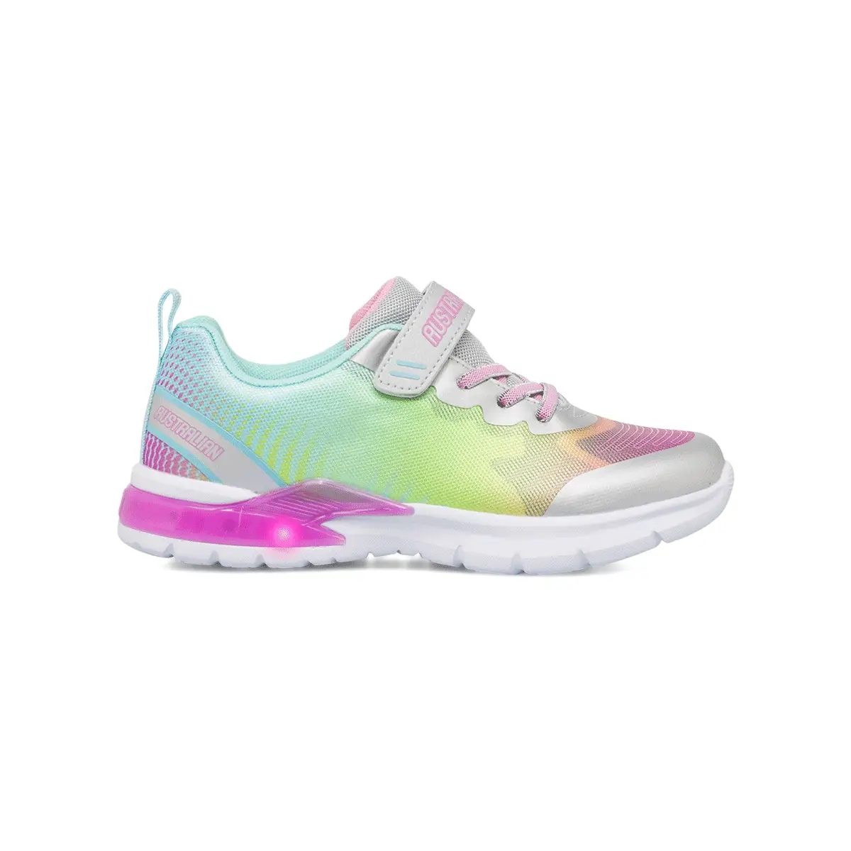 Sneakers multicolor da ragazza Australian Flsh II con luci