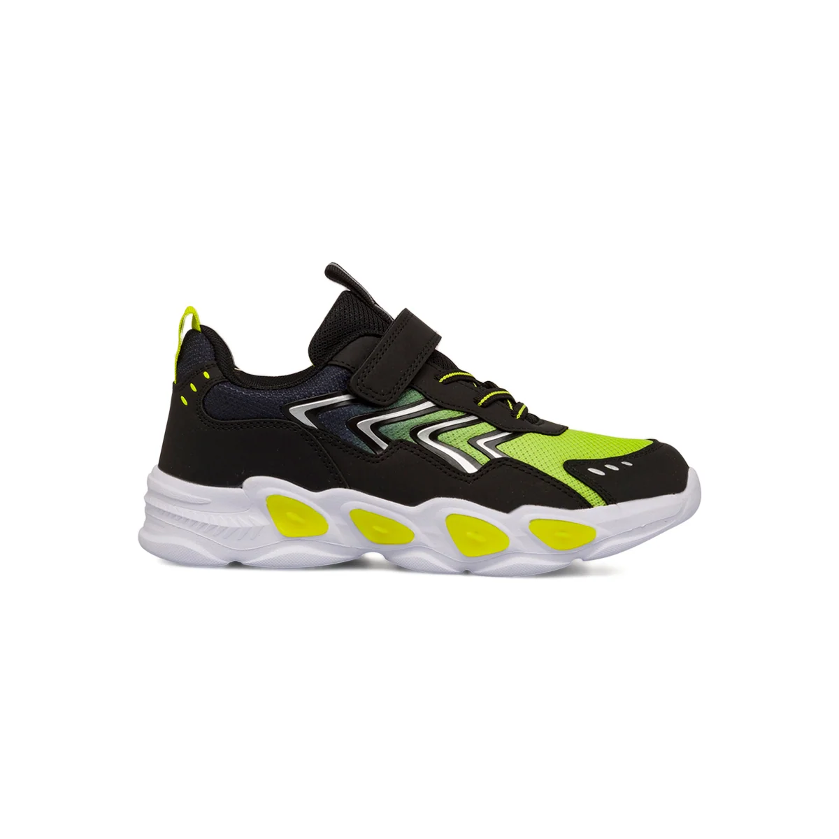 Sneakers nere con dettagli lime da Ragazzo con strappo Space Boy