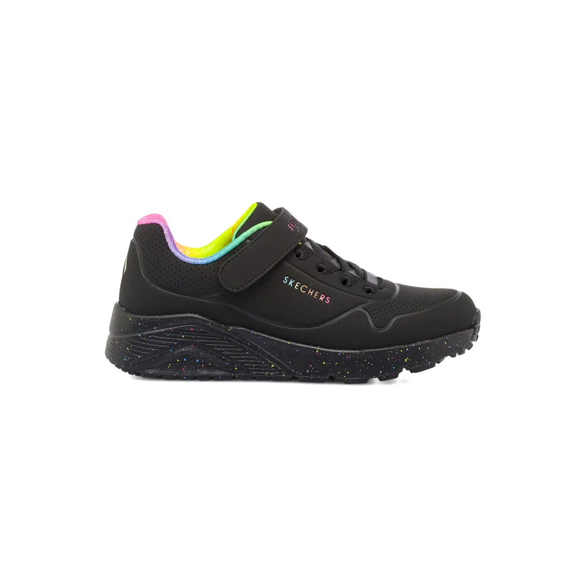Sneakers nere da bambina con strappo Skechers Street Uno Lite