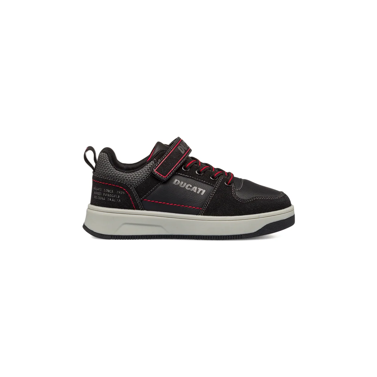 Sneakers nere da bambino con dettagli rossi Ducati Spike Low