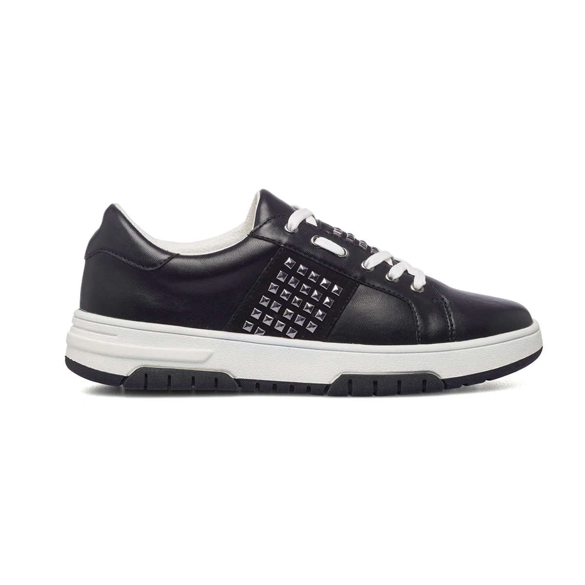 Sneakers nere da donna con applicazione di borchie Lora Ferres