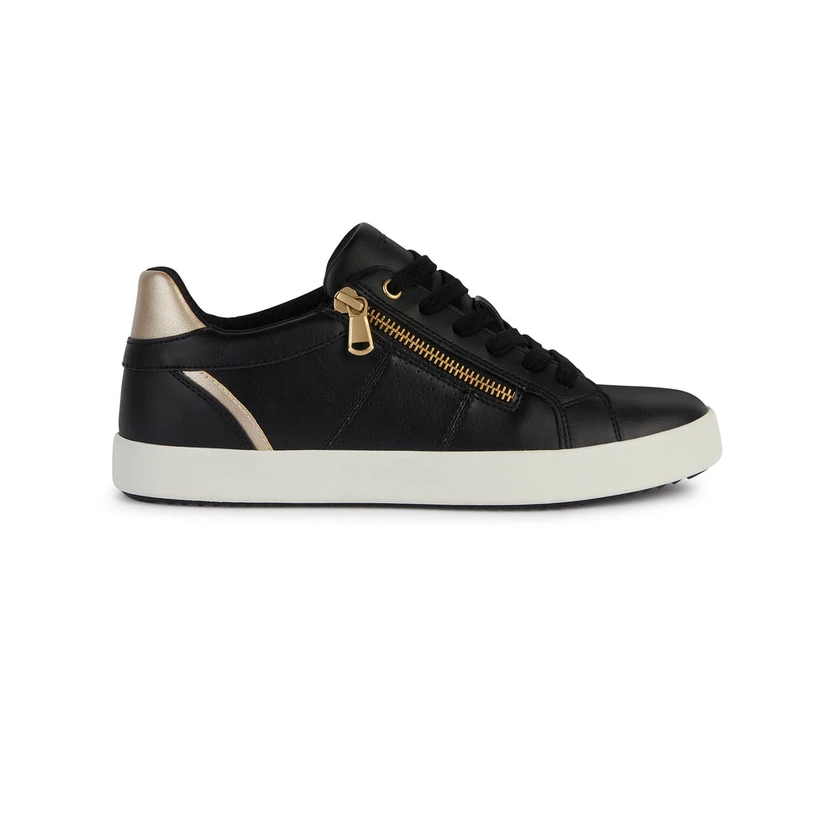 Sneakers nere da Donna con dettagli e zip dorate Geox