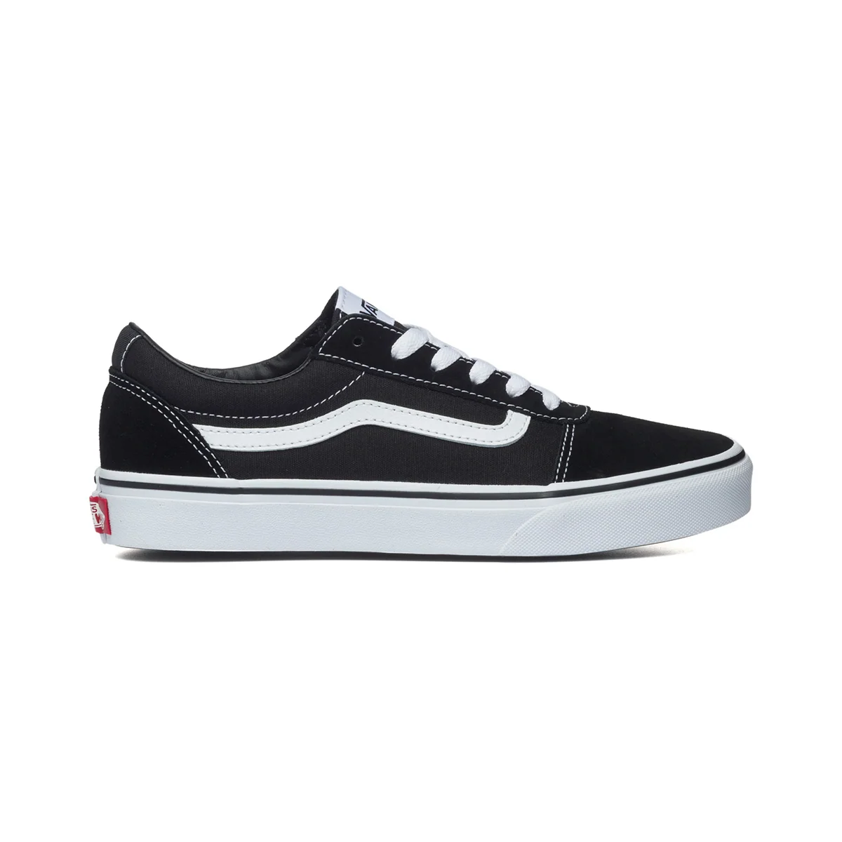 Sneakers nere da ragazzo con striscia laterale a contrasto Vans Ward