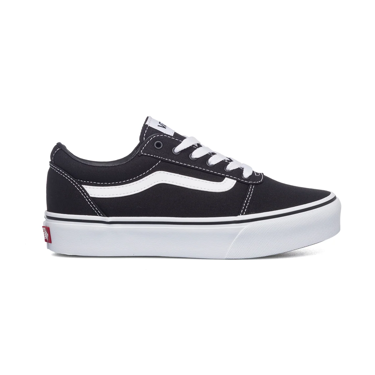 Sneakers nere da ragazzo con striscia laterale a contrasto Vans Ward