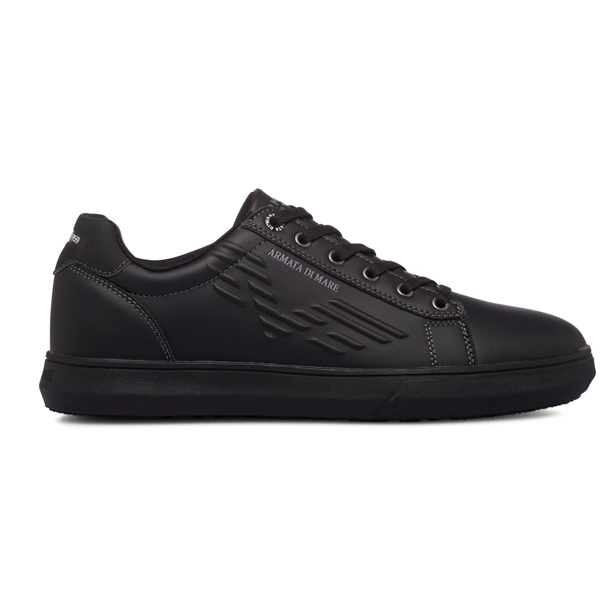 Sneakers nere da uomo con logo laterale Armata di Mare