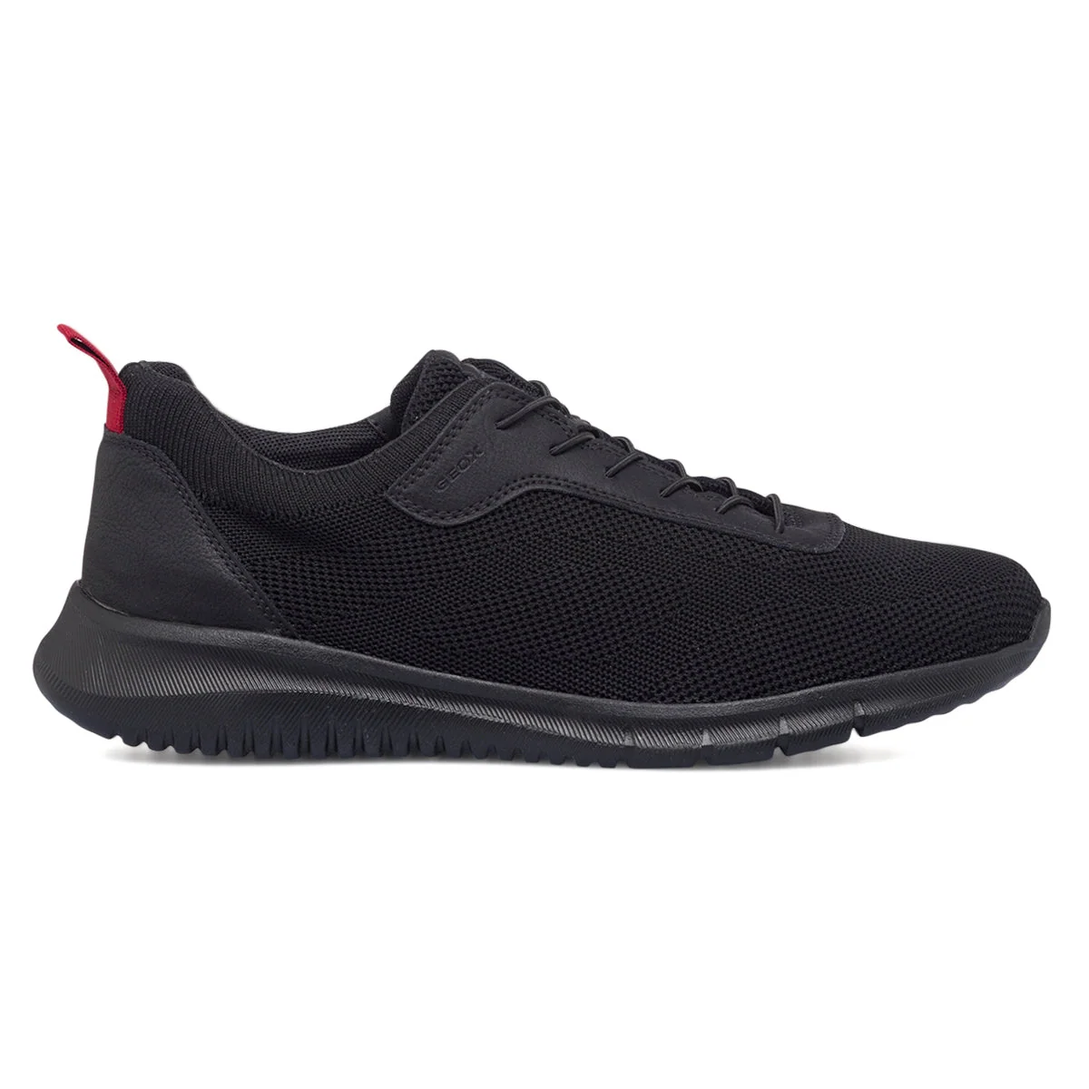 Sneakers nere da uomo in tessuto mesh Geox Monreale