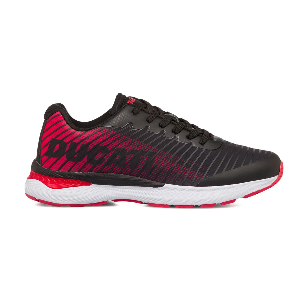 Sneakers nere e rosse da uomo con logo laterale Ducati Balderico 3