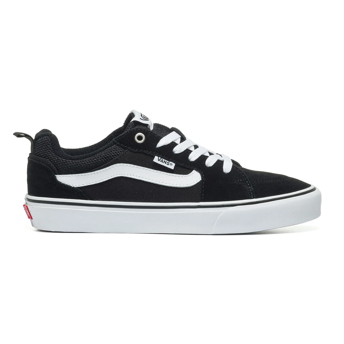 Sneakers nere in pelle scamosciata e tessuto con striscia e lacci a contrasto Vans Filmore