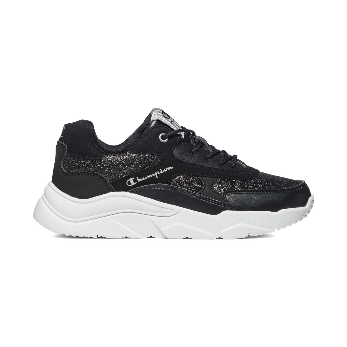 Sneakers nere in tessuto con dettagli glitterati Champion CLS