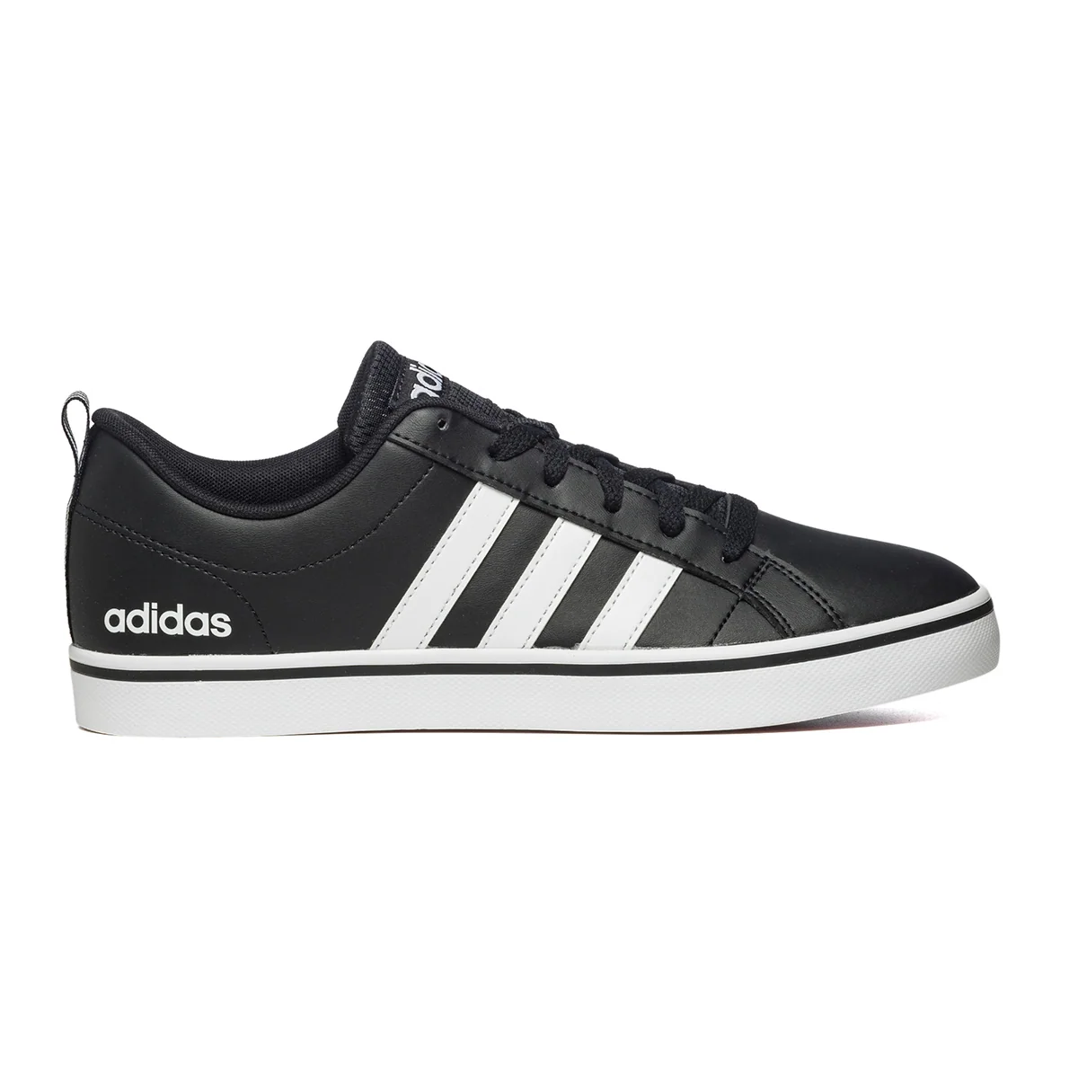 Sneakers nere in tessuto e similpelle con strisce a contrasto adidas Vs Pace