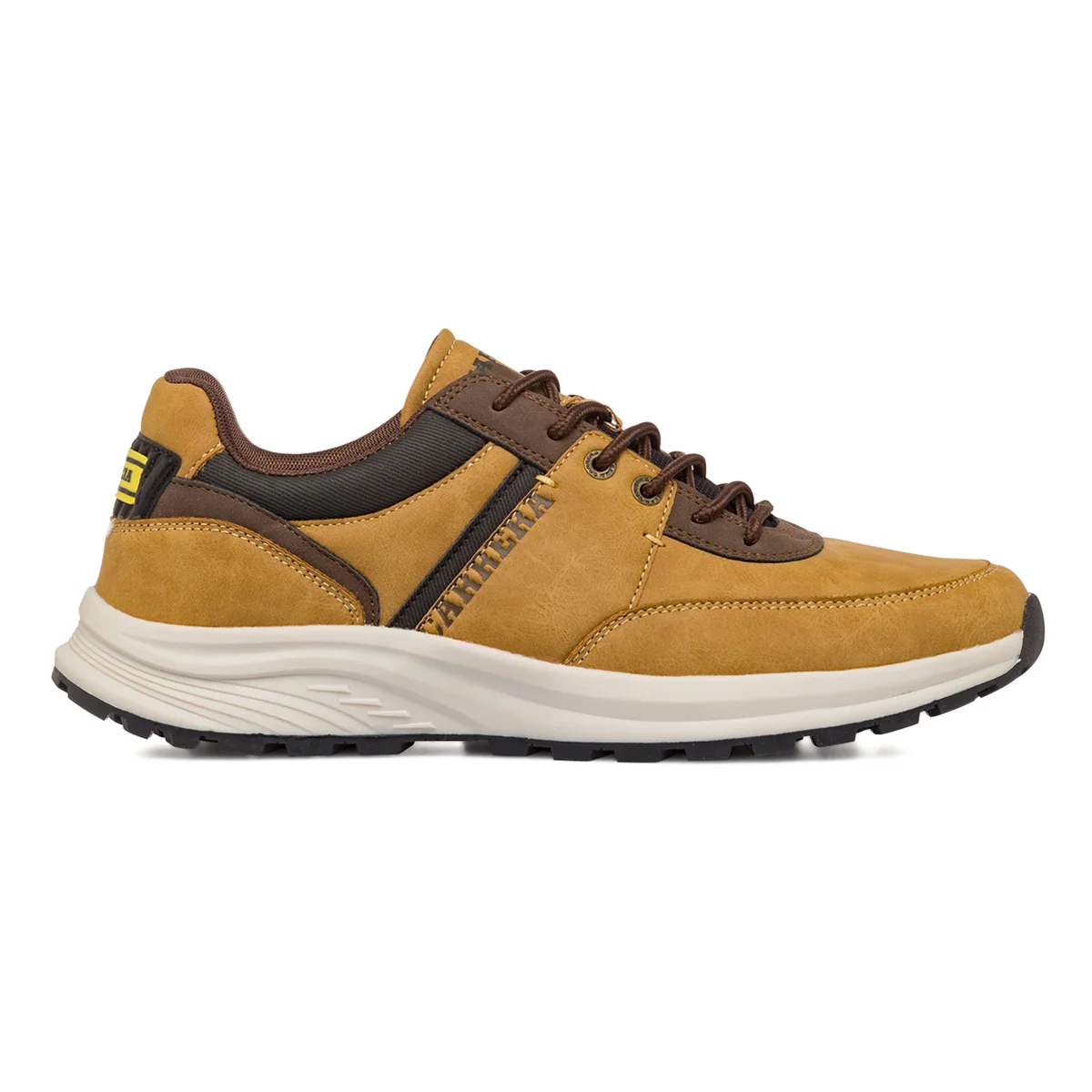 Sneakers ocra con inserti marroni da Uomo Carrera Jeans