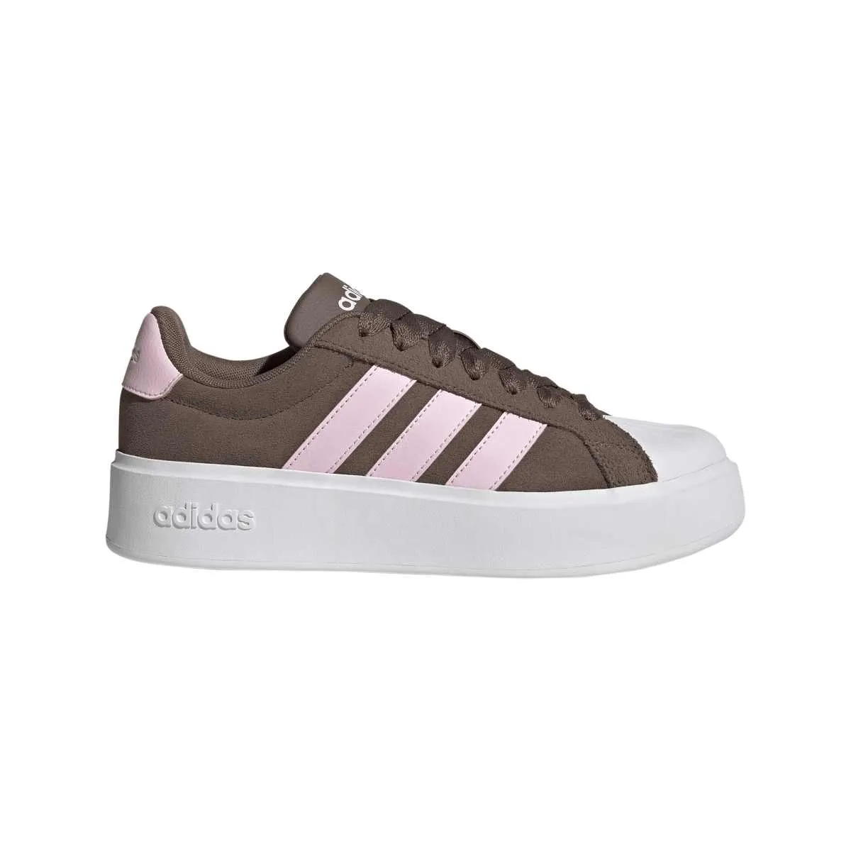 Sneakers platform Donna marroni e rosa adidas Streettalk Bold